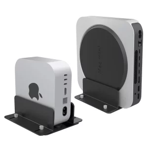 bylitco Adjustable Metal Desktop Stand Holder for Laptop, Mac mini M1/M2/M4, Router, Switch, Mini PC,MacBook, Keyboard - 13mm to 54mm Width, Space-Sa