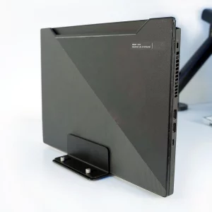 bylitco Adjustable Metal Desktop Stand Holder for Laptop, Mac mini M1/M2/M4, Router, Switch, Mini PC,MacBook, Keyboard - 13mm to 54mm Width, Space-Sa