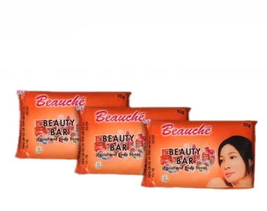 Pacific Supply Express Beauche Beauty Bar 90g (Pack of 3), Orange
