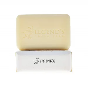 Legend's Creek Farm Goat Milk Soap - Triple Milled Cleansing Moisturizing Bar for Hands and Body - 9 Oz Creamy Lather, Nourishing, Natural Soap for S