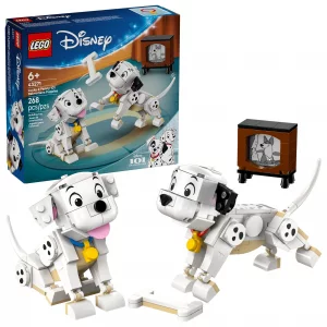LEGO Disney Lucky & Penny 101 Dalmatians Puppies Kids Toy - Pretend Play Set for Boys and Girls, Ages 6+ Who Love Animals - Learning and Educational 