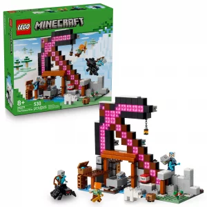 LEGO Minecraft The Pickaxe Mine Kids Toy - Building Set for Boys and Girls - Minecraft Toy for Gaming Fans 8+ - Includes Alex, Miner, and Stray Spide
