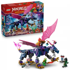 LEGO NINJAGO Rontu The Master Dragon Building Toy - Dragons Rising Model Building Kit for Boys & Girls, Ages 7+ - Kids Toy W/ 4 Ninja Minifigures & D