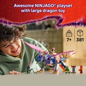 LEGO NINJAGO Rontu The Master Dragon Building Toy - Dragons Rising Model Building Kit for Boys & Girls, Ages 7+ - Kids Toy W/ 4 Ninja Minifigures & D