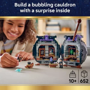 LEGO Harry Potter Cauldron: Secret Potions Classroom Building Toy for Girls & Boys - Pretend Play Set for Kids, Ages 10+ - 2 Minifigures & Hermione's