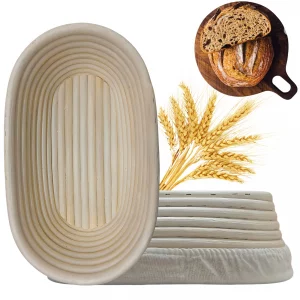 [Upgraded] Banneton Bread Proofing Basket 2 pack 10