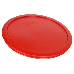 Pyrex 7403-PC 10 Cup Red Food Storage Replacement Lid (2-Pack) - Made in USA