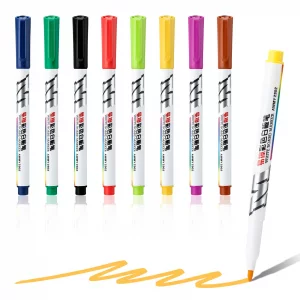 M&G Dry Erase Markers, 8 Colors Fine Tip Low Odor Whiteboard Markers, Smooth Writing White Board Dry Erase Marker Assorted Colors for Classroom Offic