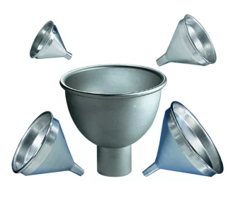 American Metalcraft 1004 Aluminum Spun Heavy-Duty Funnel 4 Quart Capacity 8.75 in Dia Top 3 in Neck Silver - Commercial Kitchen, Bakery, Caf & Cater