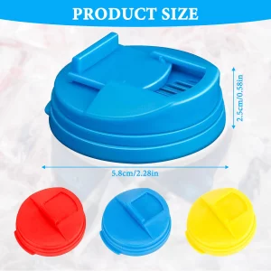 Soda Can Lids, 6 Pcs Can Covers For Soda Soda Can Lids To Keep Carbonation Reusable Suitable For Standard Soda Beer Juice And Beverage Can Storage (R