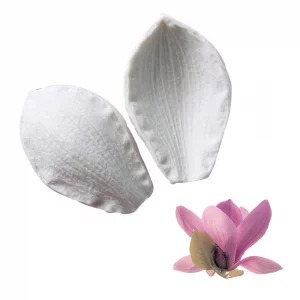 Silicone mold lily magnolia flower Floral Petal All-purpose Veiner Mold for gumpaste flower leaves for cake decorating, chocolate, sugarcraft, Cake D