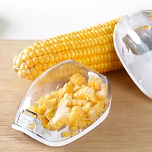 Novelty Corn Stripping Tool, Practical Corn Peeler, Corn Stripper, Cob Remover, Corn Shaver Gadgets. It Can Hands from Incised wound(White)