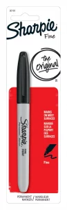 Sharpie Fine Point Permanent Marker, Black, 1 Count