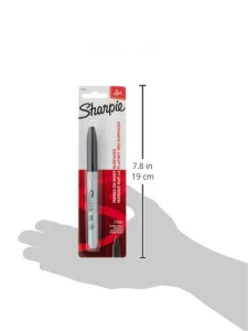 Sharpie Fine Point Permanent Marker, Black, 1 Count