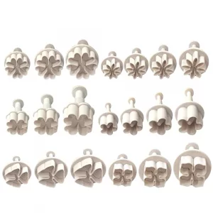 Cookie Cutters Plunger Cutter Cake Decorating Supplies Fondant Molds White Daisy Hydrangea Five-petaled Flowers Lucky Grass Four-petaled Flowers Love