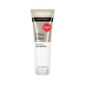 John Frieda ULTRAfiller+ Thickening Shampoo, Strengthening Shampoo for Damaged or Thin Hair, Infused with Biotin and Hyaluronic Acid to Strengthen Ha