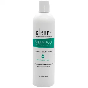 Cleure Hypoallergenic Volumizing Shampoo for Sensitive Skin - Fragrance Free, SLS Free & Paraben Free (12 oz, Pack of 1)