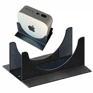 Mac mini Stand Vertical Laptop Holder Desk Mount - Fit for Mac mini M4 | Integrated molding, Metallic Paint