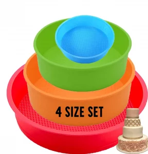 pizety Silicone Cake Mold Baking Bakeware Pan Round 6 Inch, 8 Inch, 9 Inch, 10 Inch