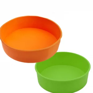 pizety Silicone Cake Mold Baking Bakeware Pan Round 6 Inch, 8 Inch, 9 Inch, 10 Inch