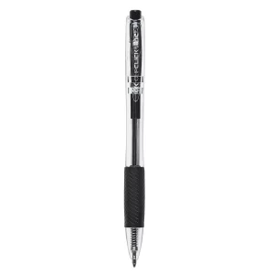 Inc. ClipClicks Retractable Ballpoint Pens - Bulk 1.0-mm Medium-Point Pen Set With Comfort Grip for School, Office, Writing, and Journaling, 50 Count