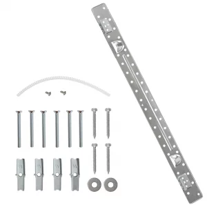W10440498 W11025649 Mounting Plate Compatible with Whirlpool Microwave W10821385 For Installation Hardware Kit replacement Silver
