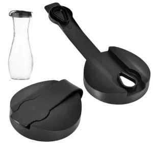 YJNAUPAI 2-Pack -Replacement Lids For Good Seasons Salad Dressing Cruet Glasses, Caps Compatible with Good Seasons Cruet Bottle, Food-Grade Plastic, 