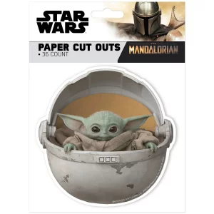 Unknown Eureka Star Wars The Mandalorian Paper Cut Outs, Pack of 36