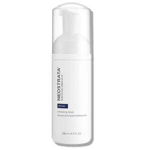 NEOSTRATA Exfoliating Wash Revitalizing Foaming Facial Cleanser with Polyhydroxy Acid For All Skin Types Soap-Free Fragrance-Free, 4.2 Fl Oz (Pack of
