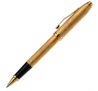 Cross Townsend Limited Collection Zodiac Year of the Horse Selectip Rollerball Pen, 23KT Gold-plated with Gold-plated Appointments in Luxury Gift Bo