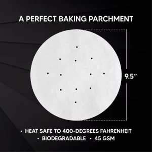 Helens Asian Kitchen Steamer Parchment Liners, For Bamboo or Metal Steamers and Air Fryers, 20 Count
