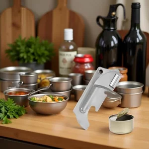 Stainless Steel Multi-function Can Opener Opener Folding Mini Opener Keychain Stainless Finishwith Polished Steel Opener Bottle Openers,Bottle Opener