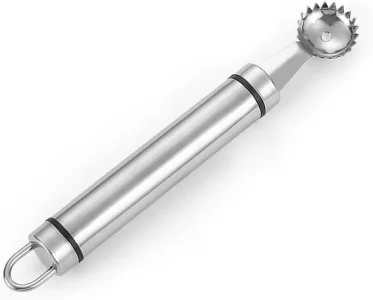 Stainless Steel Strawberry Huller and Tomato Stem Corer Tool Multi-Function Stainless Corer and Pitter Remover for Strawberry Gadgets Kitchen Blade C