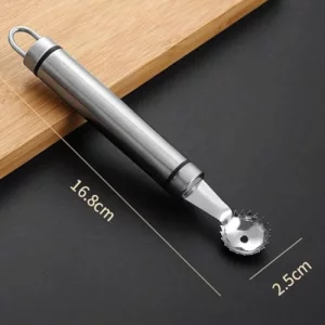 Stainless Steel Strawberry Huller and Tomato Stem Corer Tool Multi-Function Stainless Corer and Pitter Remover for Strawberry Gadgets Kitchen Blade C