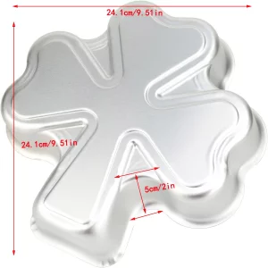 St. Patrick's Day Shamrock Cake Pan Mold Clover Shaped Baking Mould Tin Cake Pan