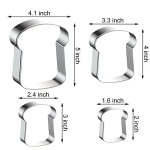 Slice of Bread Cookie Cutter Set - 5