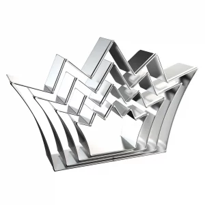 King Crown Cookie Cutter Set - 5 inch, 4 inch, 3 inch, 2 inch - 4 Piece Crown Cookie Cutters Shapes Molds - Stainless Steel