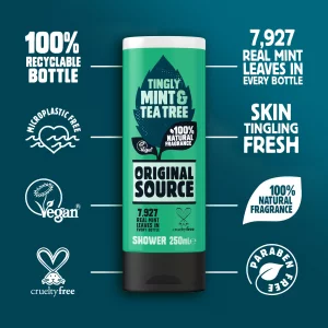 Original Source Mint And Tea Tree Shower, 250 ml
