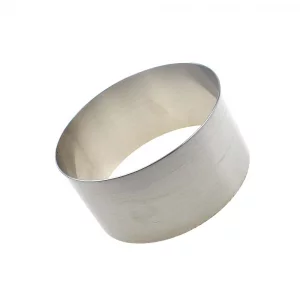 Mousse Ring Mold Round Non-Stick Seamless Stainless Steel Food Molding (diameter 7inches)