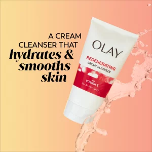 Olay Regenerist Regenerating Cream Cleanser Face Wash, 5 Fl Oz