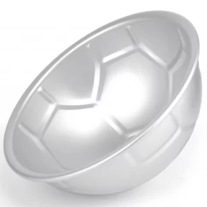 Cayanmydery 8 inches Football Cake Pan, Soccer Cake Pan, DIY 3D Birthday Pan, Aluminum Ball Cake Molds Nonstick Baking Tool