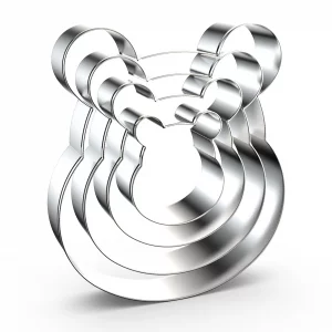 Bear Cookie Cutter Set Large Small Mini - 5