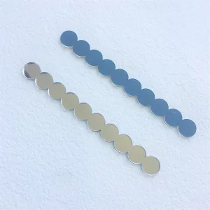 CHENRUI 20 Pcs Scallop Acrylic Mirror Cakesicle Sticks, Valentine Birthday Baby Shower Popsicle Sticks (Silver Mirror)