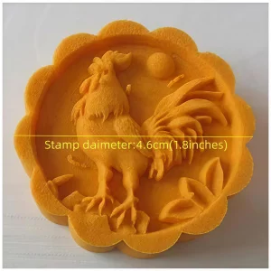 Mold 50g- Cookie Stamps Plastic Hand Press Shape Kitchen Gadgets DIY Baking Pastry Tool 1.8in