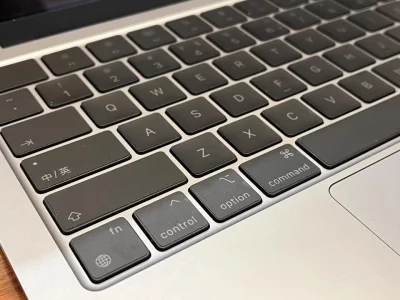 Transparent Gray Laptop Keyboard Sticker for MacBook, Compatible with 13-16 Inch MacBook Air/Pro
