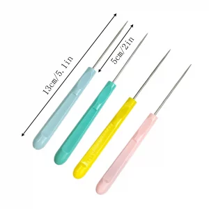 Sugar Stir Needle Scriber - 5.2 Inches, Mixed Colors 8pcs - Cake Decorating Tool, Cookie Scribe Needles, Valentines Day Gifts for Baking Lovers