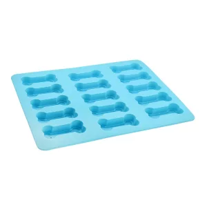 R&M Dog Bone Silicone Mold for Pet Treats, Candy, Chocolate and Wax. Non-stick and Dishwasher Safe.