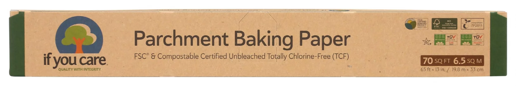 If You Care Parchment Baking Paper, 70 sq ft