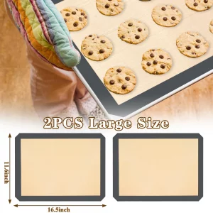 Ninsula Silicon Baking Mats, 16.5
