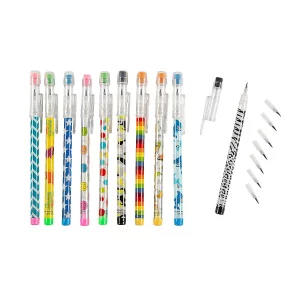 Stacking Point Pencils for Kids (bulk set of 50) Fun Pencils and School Supplies